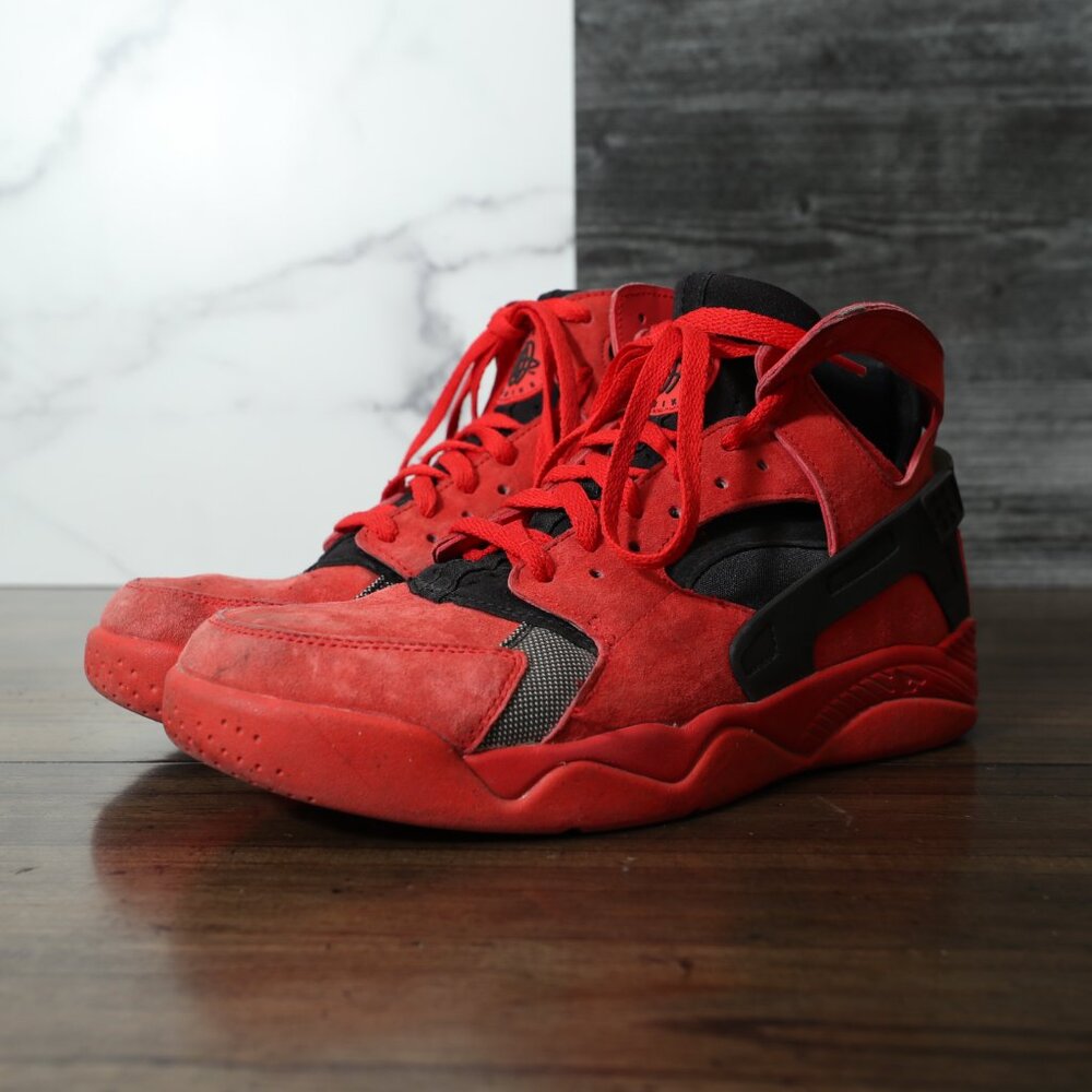 Nike Air Flight Huarache University Red Black (10)